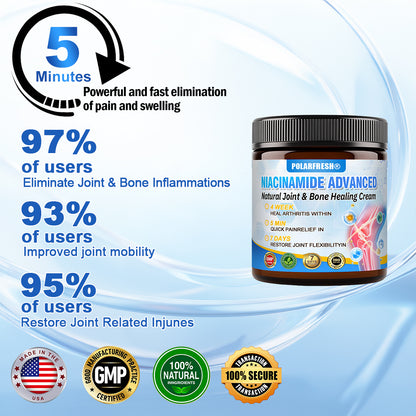 POLARFRESH® Niacinamide Advanced Natural Joint & Bone Healing Cream👨‍⚕️ Approved by the FDA